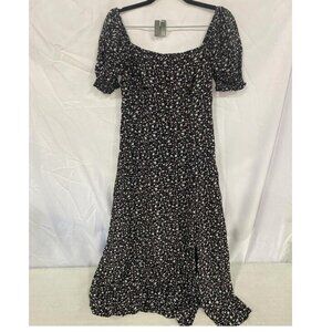 NEW Ever New Floral Dress sz 4 black